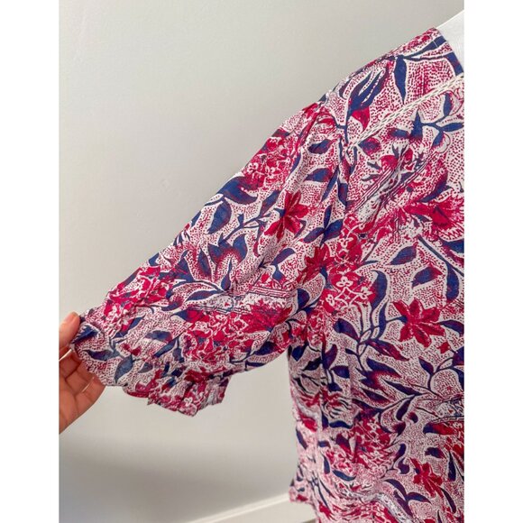 Lucky Brand Plus Size Floral Printed Ruffle Top - NWT! - Picture 7 of 13